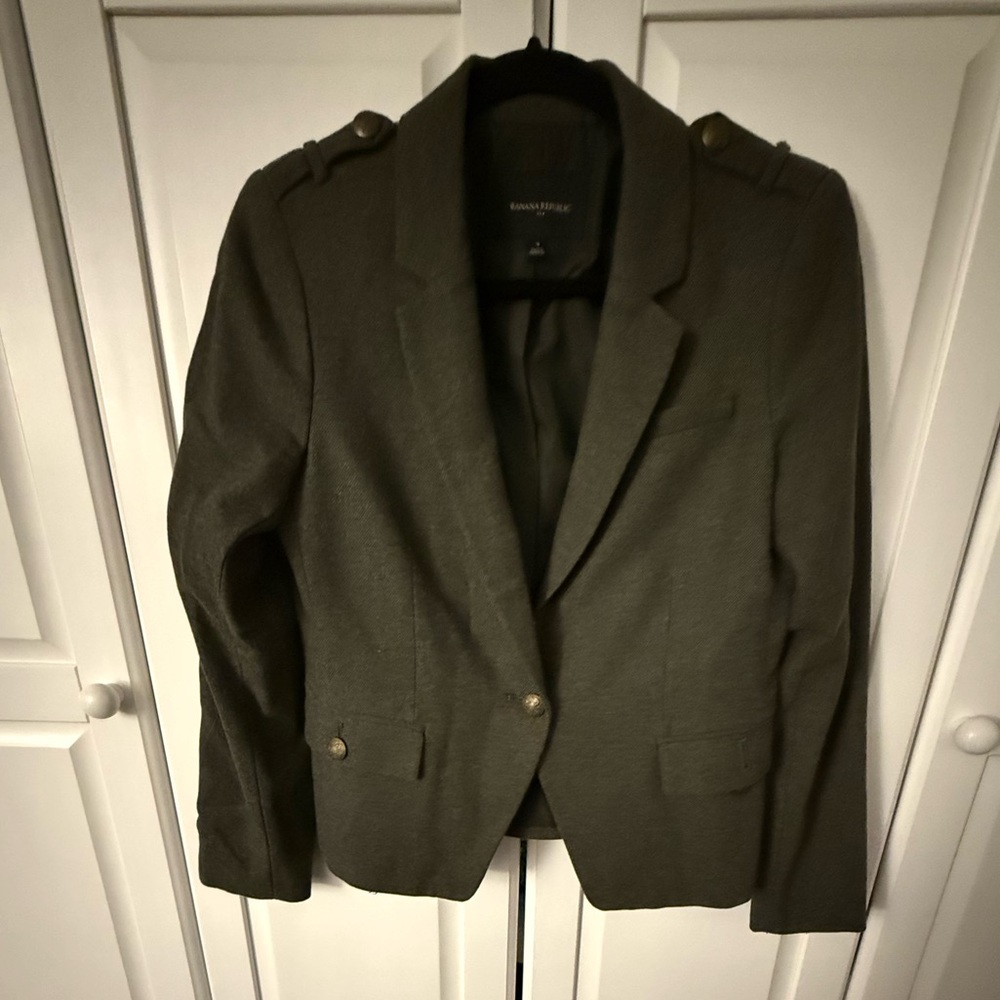 Banana Republic Olive Green Blazer